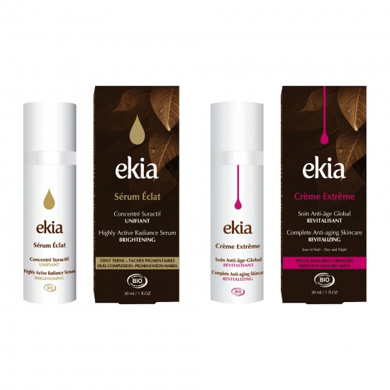【法國 EKIA】龍血抗皺亮白精華液 30ml+龍血抗皺再生霜〈3號〉30ml 【法國 EKIA】龍血抗皺亮白精華液 30ml+龍血抗皺再生霜〈3號〉30ml