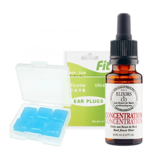 【巴赫花精】提升聚焦複方花精 20ml〈送〉FIT 隔噪矽膠耳塞(6入裝) 【巴赫花精】提升聚焦複方花精 20ml〈送〉FIT 隔噪矽膠耳塞(6入裝)