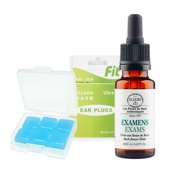 【巴赫花精】自信應試複方花精 20ml〈送〉FIT 隔噪矽膠耳塞(6入裝) 【巴赫花精】自信應試複方花精 20ml〈送〉FIT 隔噪矽膠耳塞(6入裝)